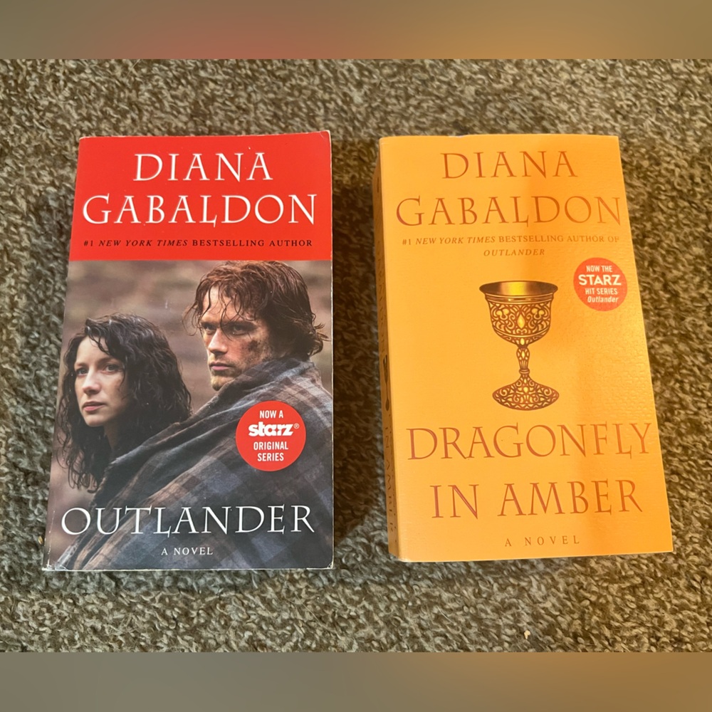 Outlander and Dragonfly in Amber Books
